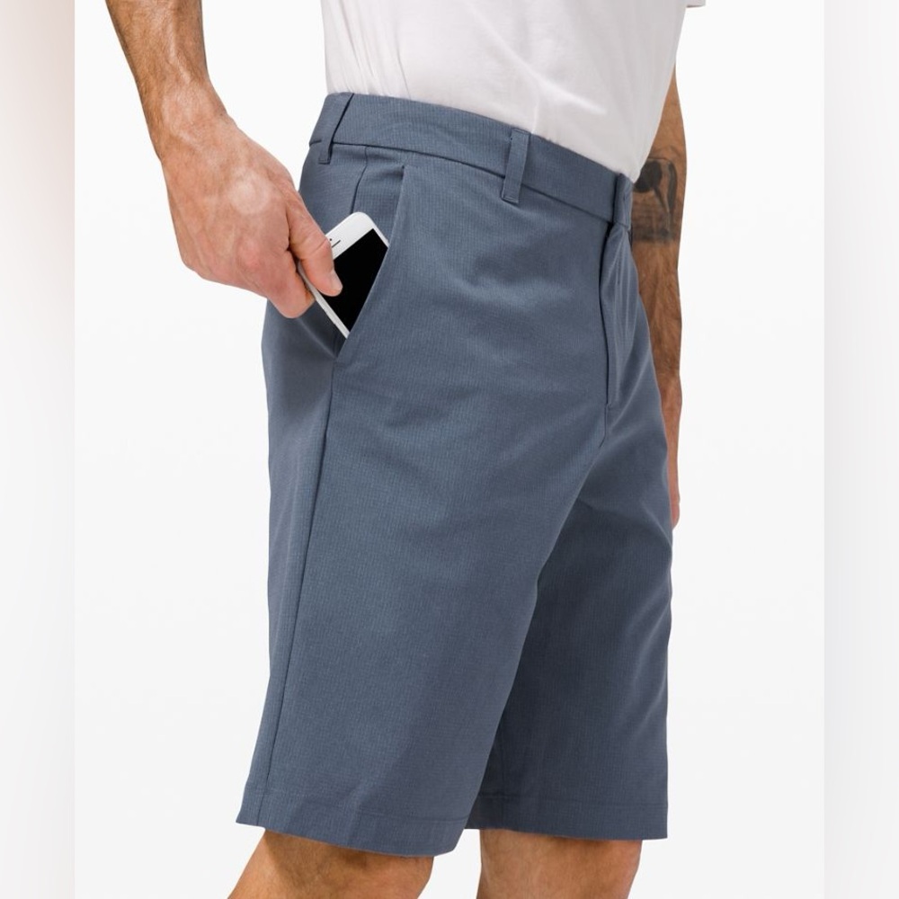 NWT Lululemon Commission Shorts Qwick Oxford Relaxed Travel Casual Golf Hiking